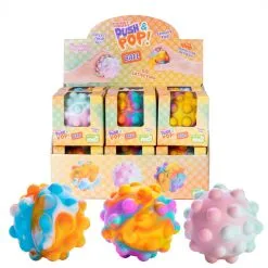 MDI Push & Pop Ball Sensory Toy -Costumes Party Store YD PPB 4
