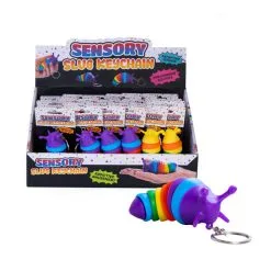 MDI Keychain Sensory Slugs 15 MDI Keychain Sensory Slugs -Costumes Party Store YP KCSS 7